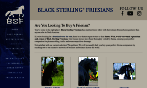 Blacksterlingfriesians.com thumbnail
