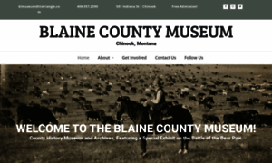 Blainecountymuseum.com thumbnail