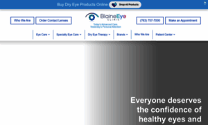 Blaineeyeclinic.com thumbnail