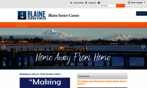 Blaineseniorcenter.com thumbnail