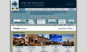 Blakeneycottagecompany.co.uk thumbnail
