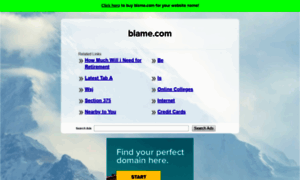 Blame.com thumbnail