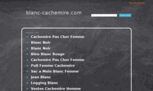 Blanc-cachemire.com thumbnail
