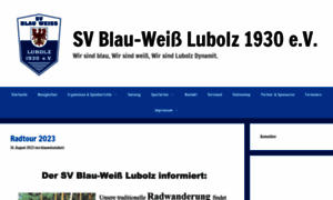 Blau-weiss-lubolz.de thumbnail