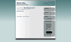 Blazit.wordpress.com thumbnail