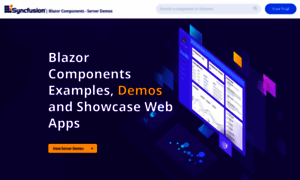 Blazor.syncfusion.com thumbnail