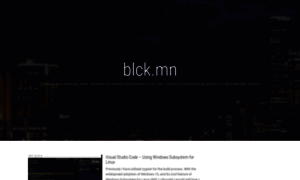 Blck.mn thumbnail