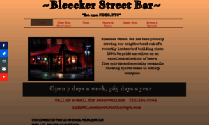 Bleeckerstreetbarnyc.com thumbnail