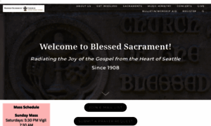 Blessed-sacrament.org thumbnail