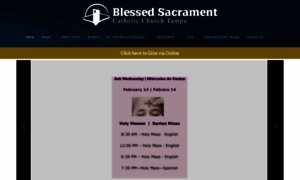 Blessedsacramentcatholic.org thumbnail