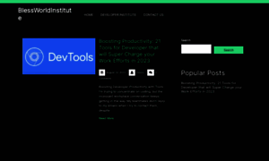 Blessworldinstitute.net thumbnail