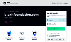 Blexitfoundation.com thumbnail