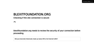 Blexitfoundation.org thumbnail