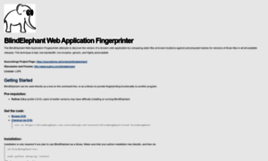 Blindelephant.sourceforge.net thumbnail