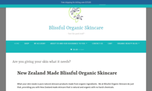Blissful-organic-skin-care.store thumbnail
