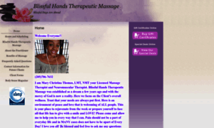 Blissfulhandstm.massagetherapy.com thumbnail