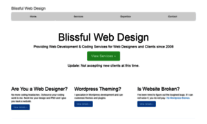 Blissfulwebdesign.com thumbnail