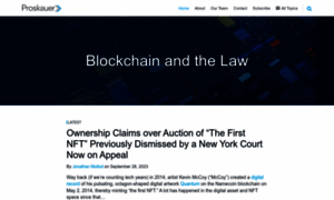 Blockchainandthelaw.com thumbnail