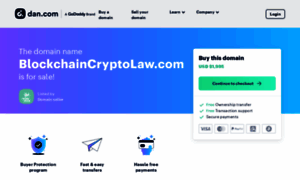 Blockchaincryptolaw.com thumbnail