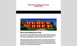 Blockcraft3dcheats.wordpress.com thumbnail