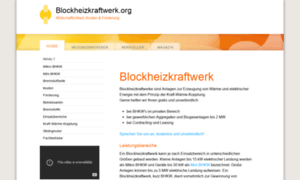 Blockheizkraftwerk.org thumbnail