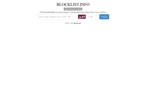 Blocklist.info thumbnail