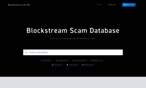 Blockstreamscamdb.com thumbnail