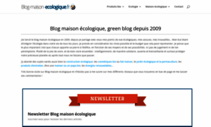 Blog-maison-ecologique.fr thumbnail