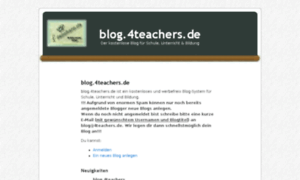 Blog.4teachers.de thumbnail