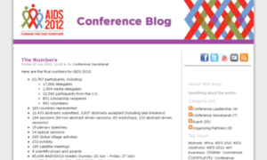 Blog.aids2012.org thumbnail