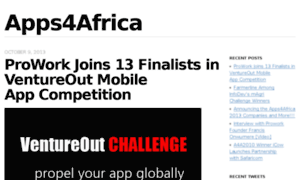 Blog.apps4africa.org thumbnail