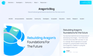 Blog.aragon.org thumbnail