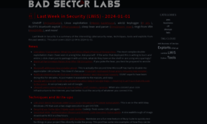 Blog.badsectorlabs.com thumbnail