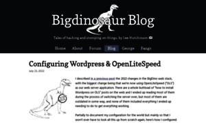 Blog.bigdinosaur.org thumbnail