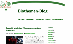 Blog.biothemen.de thumbnail