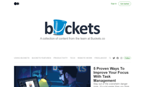 Blog.buckets.co thumbnail