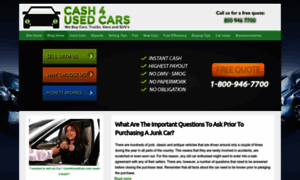 Blog.cash4usedcars.com thumbnail