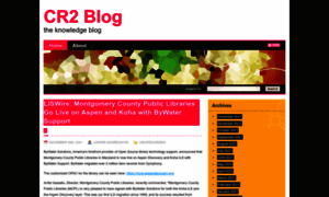 Blog.cr2.in thumbnail
