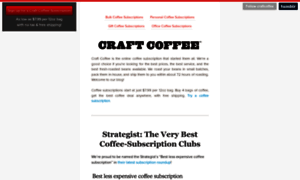 Blog.craftcoffee.com thumbnail