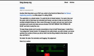 Blog.davep.dev thumbnail