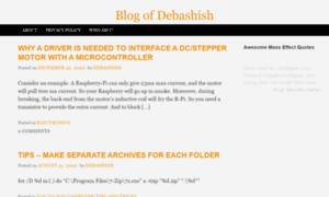 Blog.debashish.info thumbnail