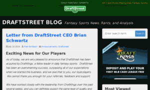 Blog.draftstreet.com thumbnail