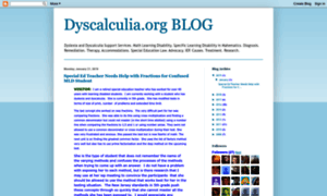 Blog.dyscalculia.org thumbnail