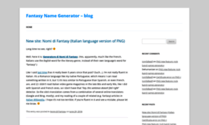 Blog.fantasynamegen.com thumbnail