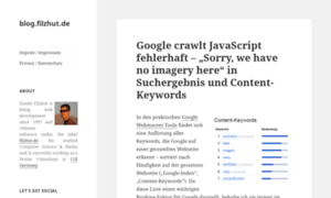 Blog.filzhut.de thumbnail