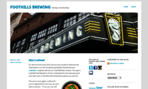 Blog.foothillsbrewing.com thumbnail