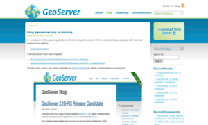 Blog.geoserver.org thumbnail