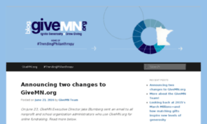 Blog.givemn.org thumbnail