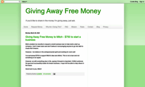 Blog.givingawayfreemoney.com thumbnail