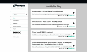 Blog.hostmysite.com thumbnail